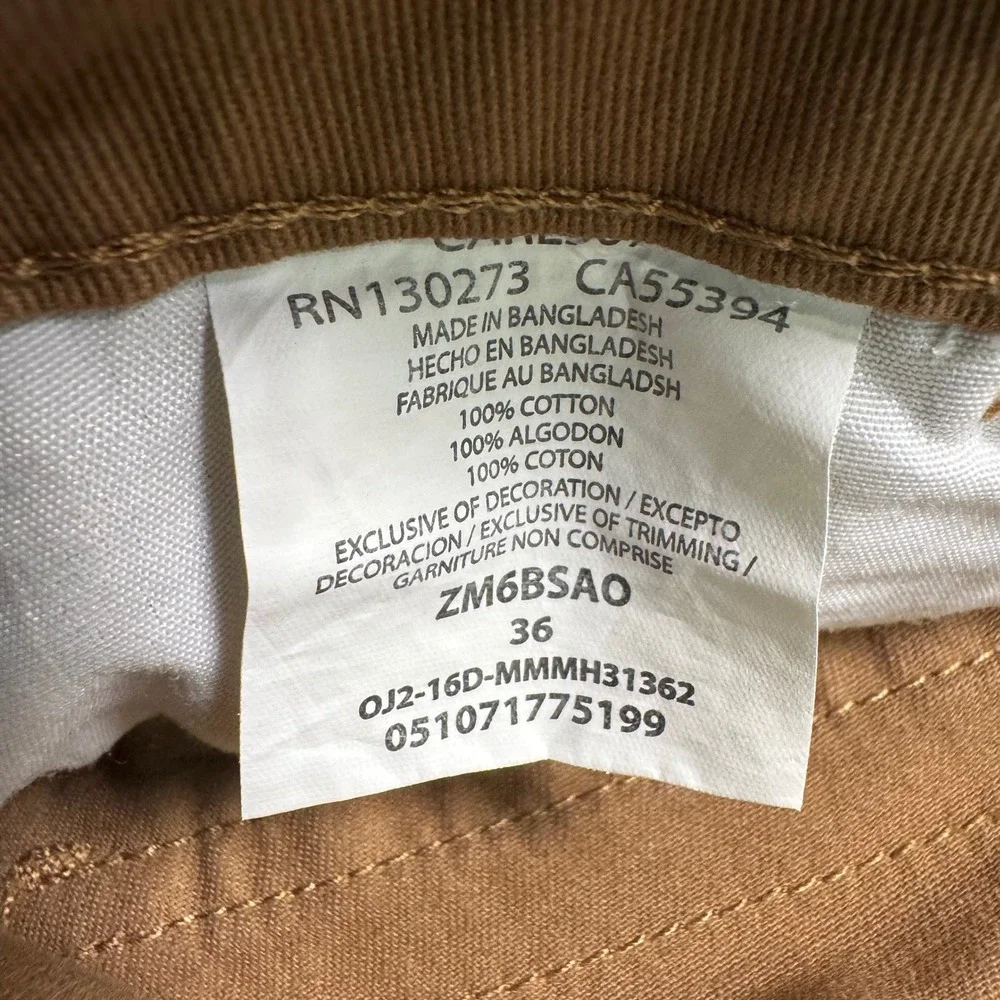 Wrangler Authentics Mens Cargo Shorts‎ Brown Workwear Utility 38 Waist Gorpcore